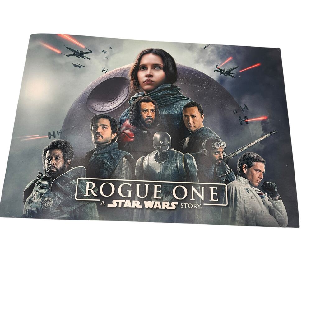 Disney Store Authentic Star Wars Rogue One Lithograph Set of 4 NEW